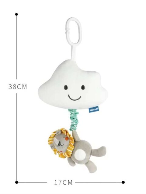 -Μουσικό Κρεμαστό Βρεφικό  Σύννεφο Λευκό