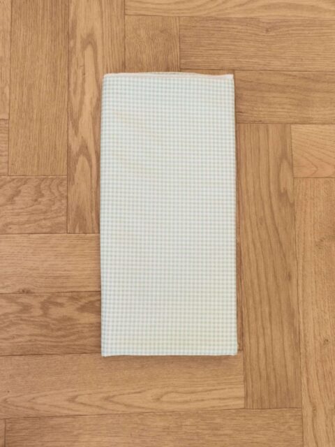 -Σελτεδάκι (1τεμ) αδιάβροχο 50*70 Καρό μέντα