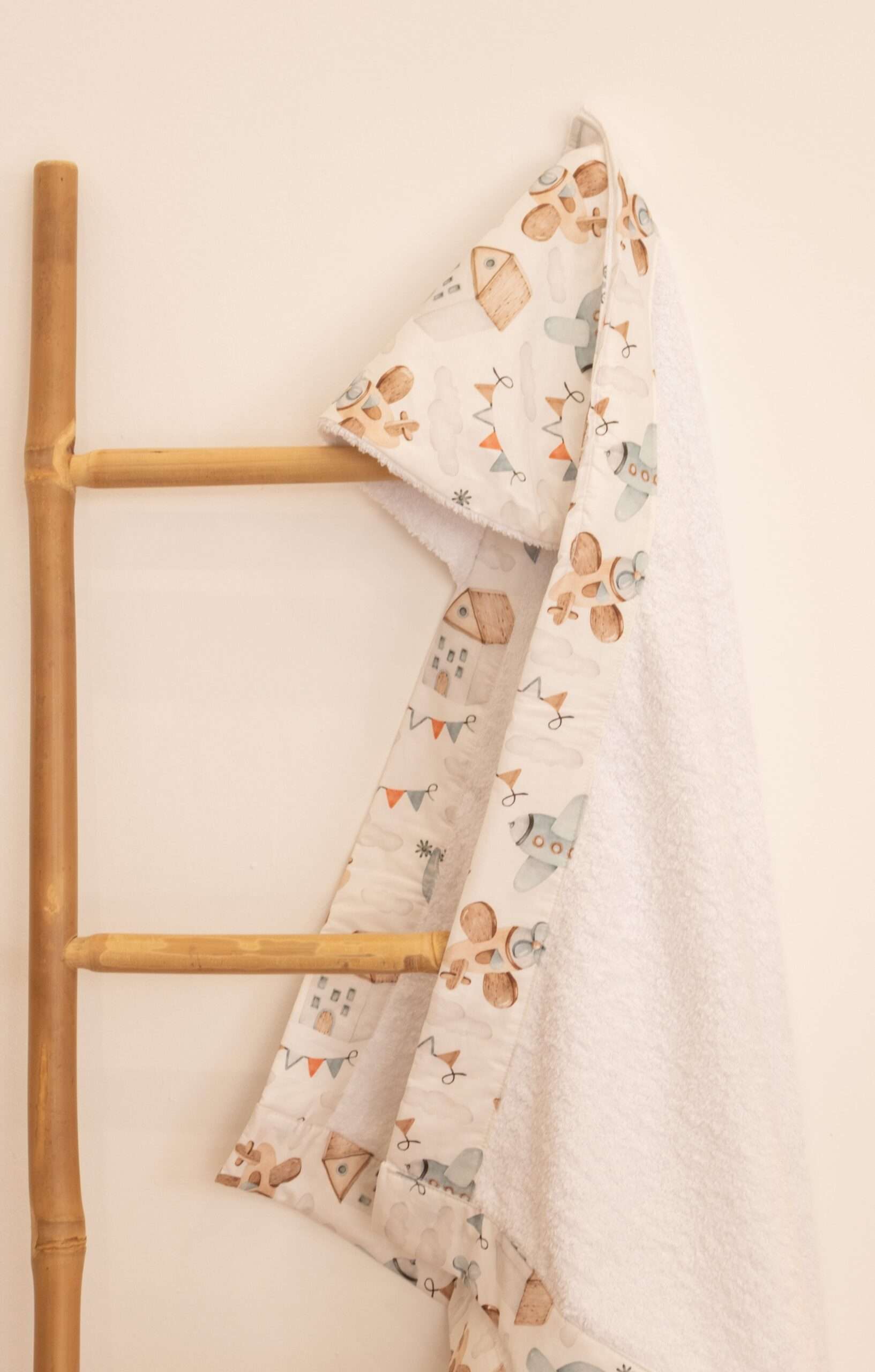 '-Κάπα Μπουρνουζάκι Up in the sky 80*80 White - Image 2