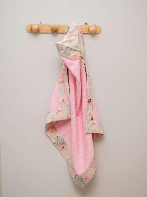 '-Κάπα Μπουρνουζάκι Garden 80*80 pink