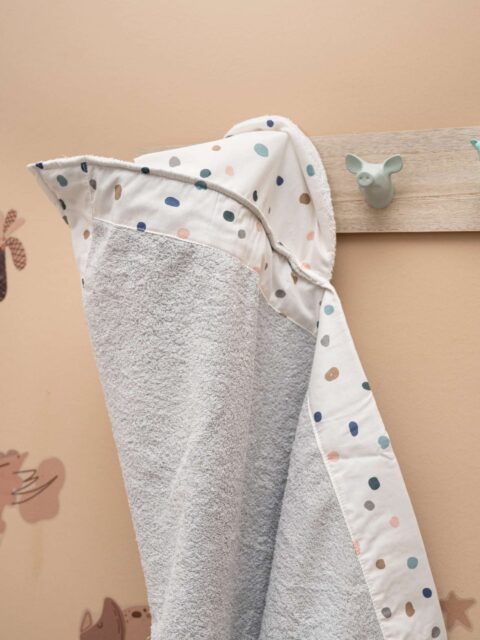 '-Κάπα Μπουρνουζάκι Confetti Γκρι