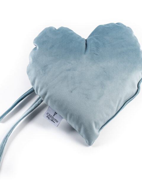Μαξιλαράκια Velutto Pillows Καρδούλα Γαλάζιο