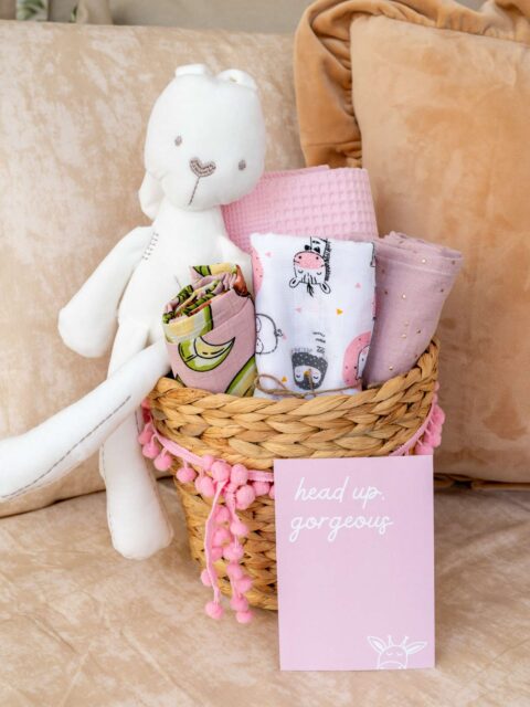 '-Κουτί Δώρου Hello Baby Pink