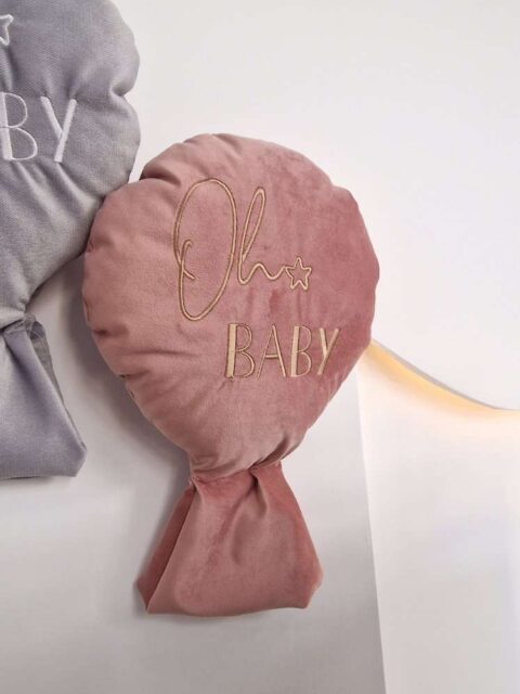 '-Διακοσμητικό Τοίχου Balloon Ροζ ´´Oh Baby´´