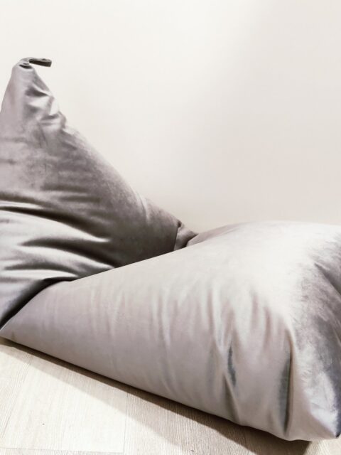 Πουφ Κάθισμα Γκρι